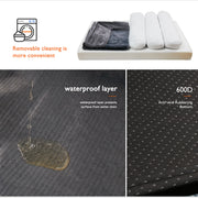 XXL Orthopedic Dog Bed – Cozy Bolster with Washable Cover