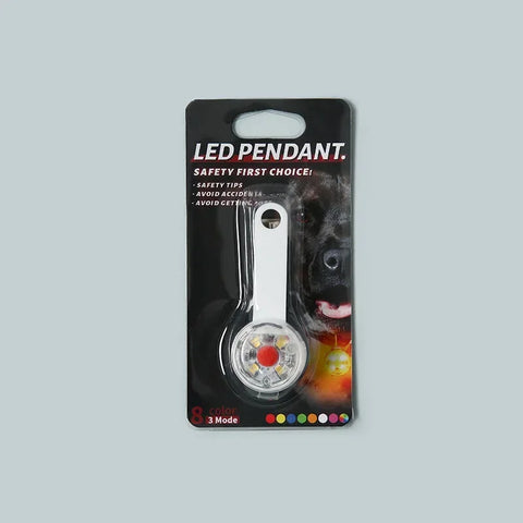 SafeGlow LED Pendant – Waterproof Flashing Light for Dogs & Cats