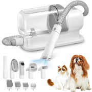 Pet Grooming Vacuum Kit – 2.3L Hair Collector & Brush