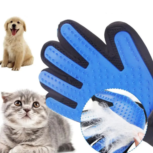 PawGlow Deshedding Glove – Comb, Clean & Massage