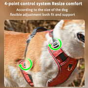Reflective Mesh Dog Harness – Adjustable & Comfy Control