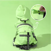 Large Dog Raincoat – Waterproof, Reflective & UV-Resistant with Hood