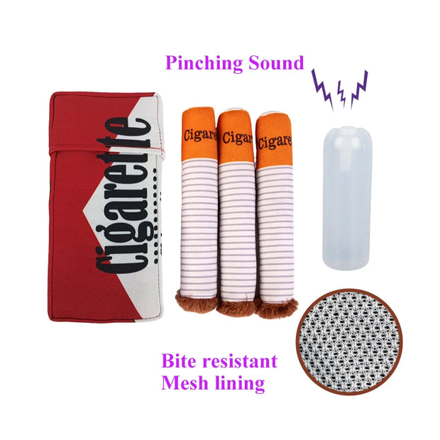 ChewCigar Plush Toy – Fun Squeaky Bite for Dogs