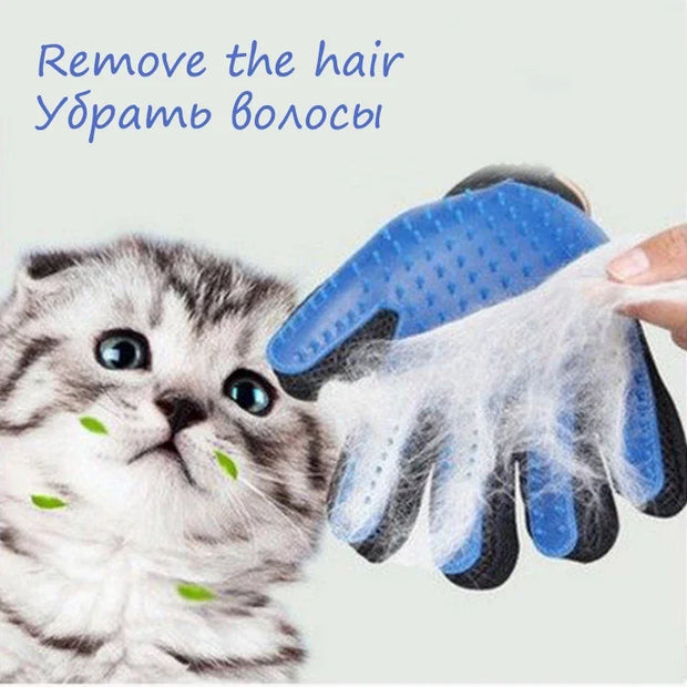 PawGlow Deshedding Glove – Comb, Clean & Massage