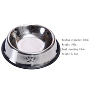 Stainless Steel Pet Bowl Set – Feeder, Water Bottle & Food Storage