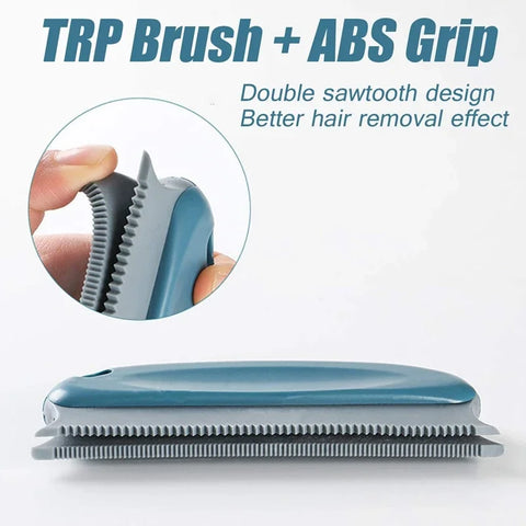 Portable Pet Hair Remover Brush – For Sofa, Fabric & Dust