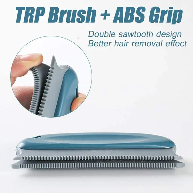 Portable Pet Hair Remover Brush – For Sofa, Fabric & Dust