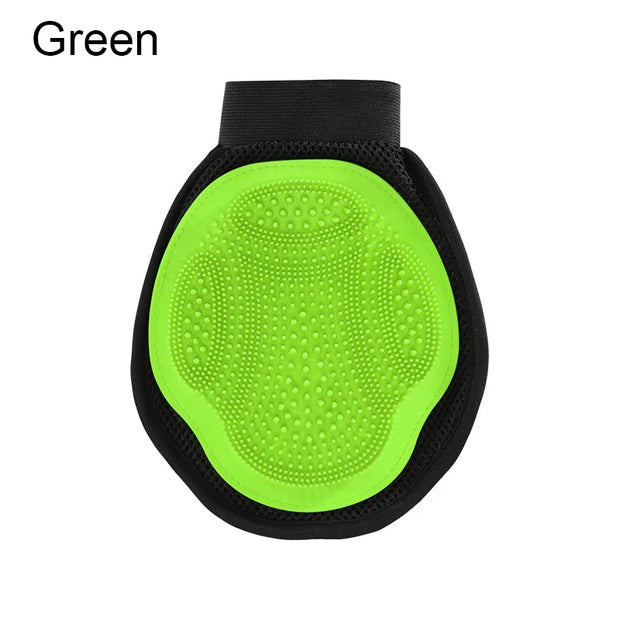 Pet Bath & Massage Glove – Deshedding Brush for Dogs & Cats