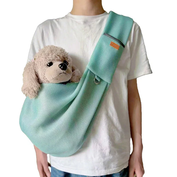 Comfortable Pet Sling Bag – Portable Crossbody Carrier for Dogs & Cats