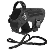 Adjustable Dog Harness with Molle Pouches – Ideal for German Shepherd & Malinois