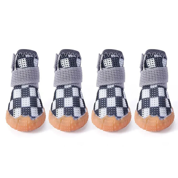 Breathable Mesh Dog Shoes – Anti-Slip Puppy Booties for Hot Pavement