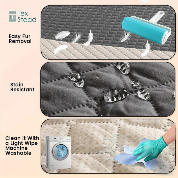 Anti-Leak Non-Slip Dog Bed Cover – Sofa & Car Protector