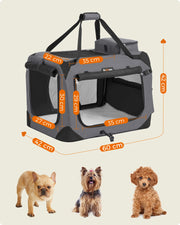 Foldable Dog Travel Crate – Compact & Portable