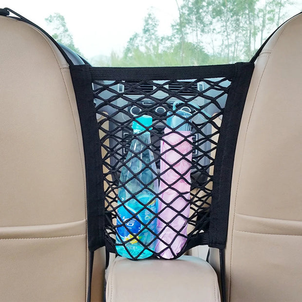 Automatic Mesh Pet Car Barrier – Safety Guard with Storage Bag