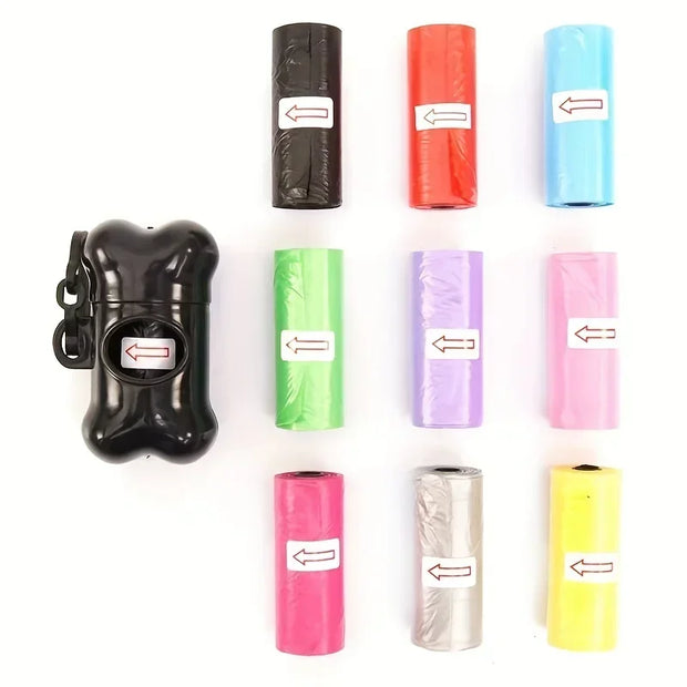 5-Pack Eco-Friendly Dog Poop Bags – Leak-Proof & Durable