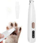 Waterproof Dog Paw Trimmer – LED Light & Display, Wide Blade