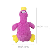 Plush Duck Squeaky Toy – Soft Chew for Small Dogs & Puppies