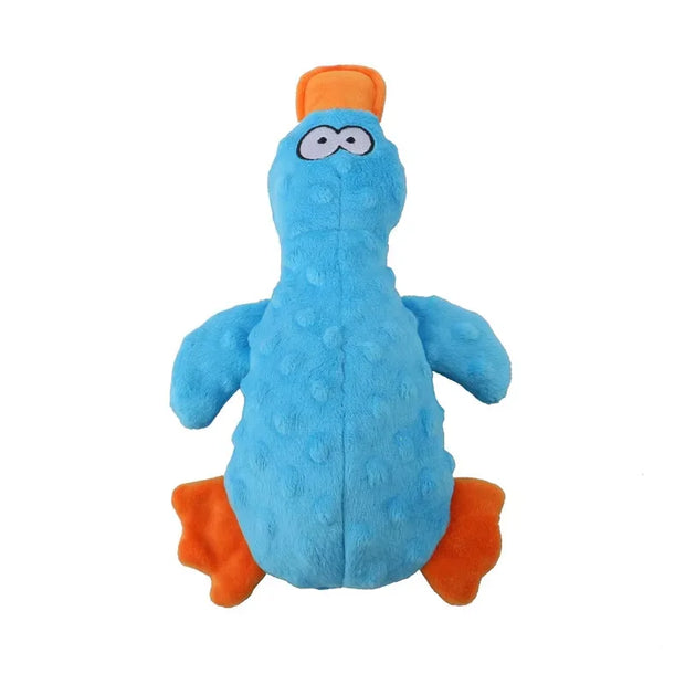Plush Duck Squeaky Toy – Soft Chew for Small Dogs & Puppies