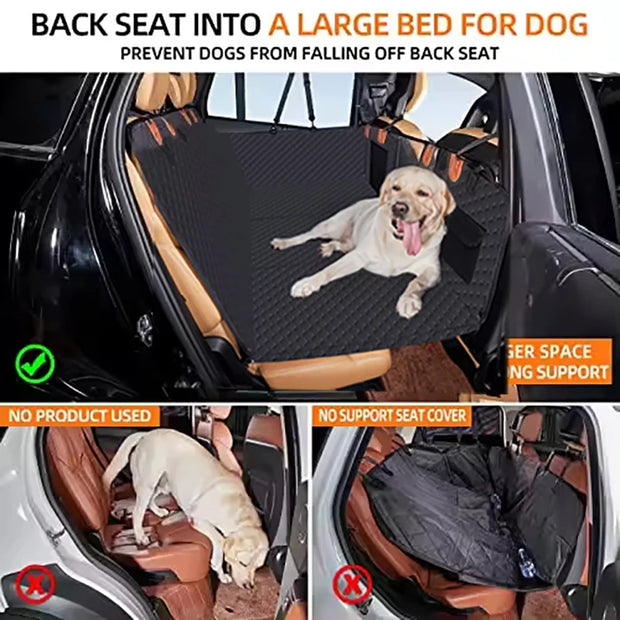 Extended Dog Car Seat Cover – Waterproof & Anti-Slip for SUV/Truck