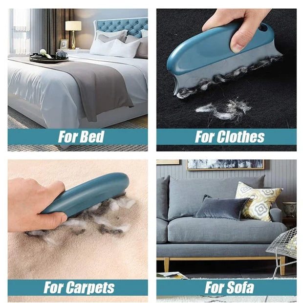 Portable Pet Hair Remover Brush – For Sofa, Fabric & Dust