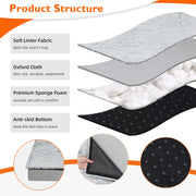 Orthopedic Calming Dog Bed – Gray, Multiple Sizes with Removable Cover