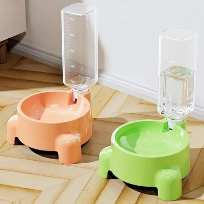 Auto Water & Feeder Bowl – Hydration Station for Dogs & Cats