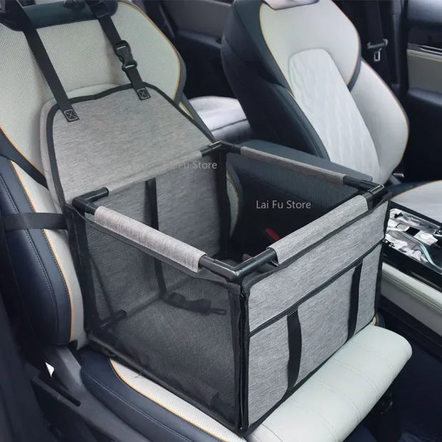 Waterproof Pet Car Seat Hammock – Carrier Basket for Small & Medium Dogs