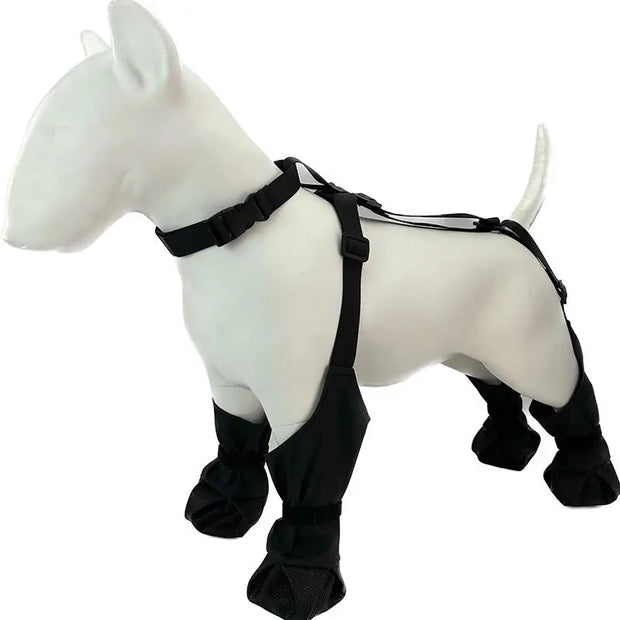 Waterproof Anti-Slip Dog Boots – Rugged Sole Paw Protectors