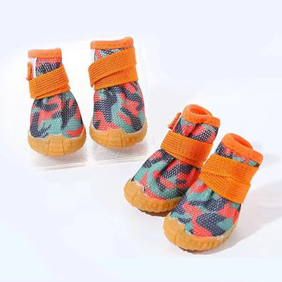 Breathable Mesh Dog Shoes – Anti-Slip Puppy Booties for Hot Pavement