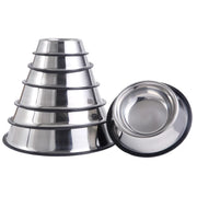 Stainless Steel Pet Bowl Set – Feeder, Water Bottle & Food Storage