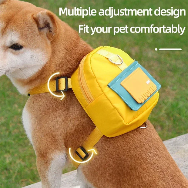 Pet Travel Backpack & Treat Pouch – Portable Training Waist Bag