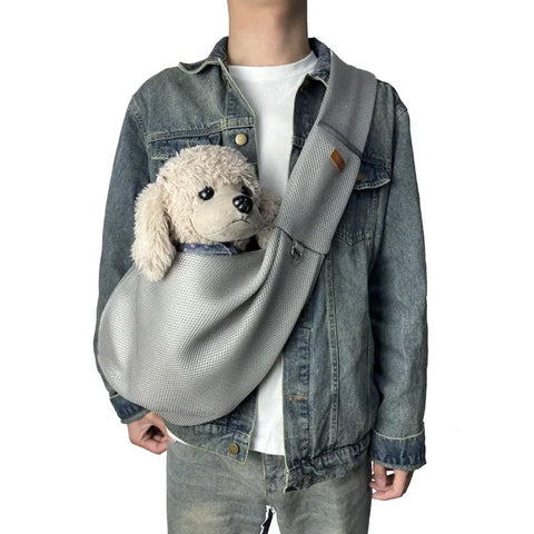 Comfortable Pet Sling Bag – Portable Crossbody Carrier for Dogs & Cats