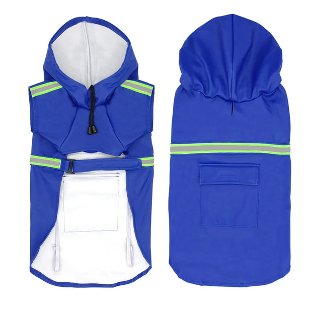 Reflective Dog Raincoat – Waterproof & Breathable, Sizes S–5XL