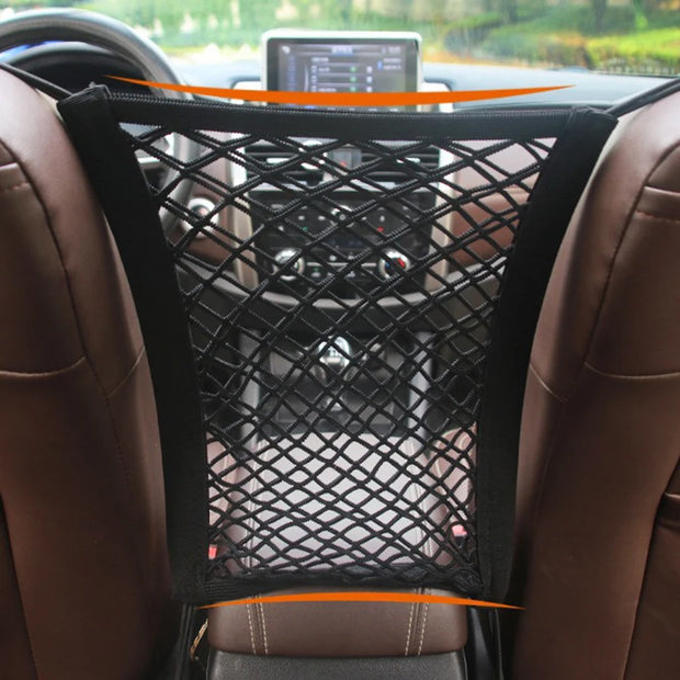 Automatic Mesh Pet Car Barrier – Safety Guard with Storage Bag