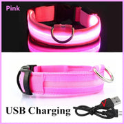3-Mode LED Dog Collar – USB Rechargeable & Detachable Night Safety Light