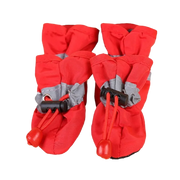 4pcs Waterproof Pet Boots – Soft, Anti-Slip Rain Shoes for Dogs & Cats