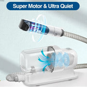 Pet Grooming Vacuum Kit – 2.3L Hair Collector & Brush