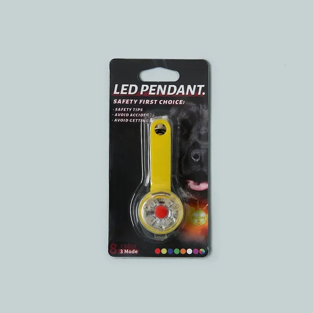 SafeGlow LED Pendant – Waterproof Flashing Light for Dogs & Cats