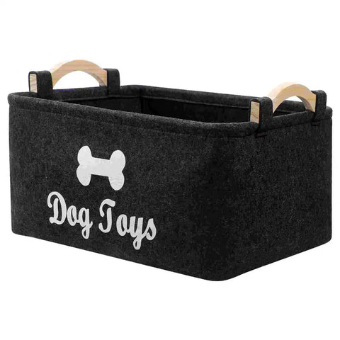 Felt Pet Toy Storage Box – Stylish & Fade-Resistant