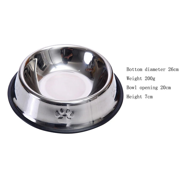 Stainless Steel Pet Bowl Set – Feeder, Water Bottle & Food Storage