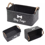 Felt Pet Toy Storage Box – Stylish & Fade-Resistant