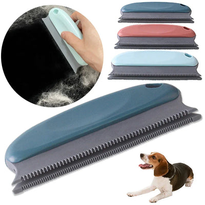 Portable Pet Hair Remover Brush – For Sofa, Fabric & Dust
