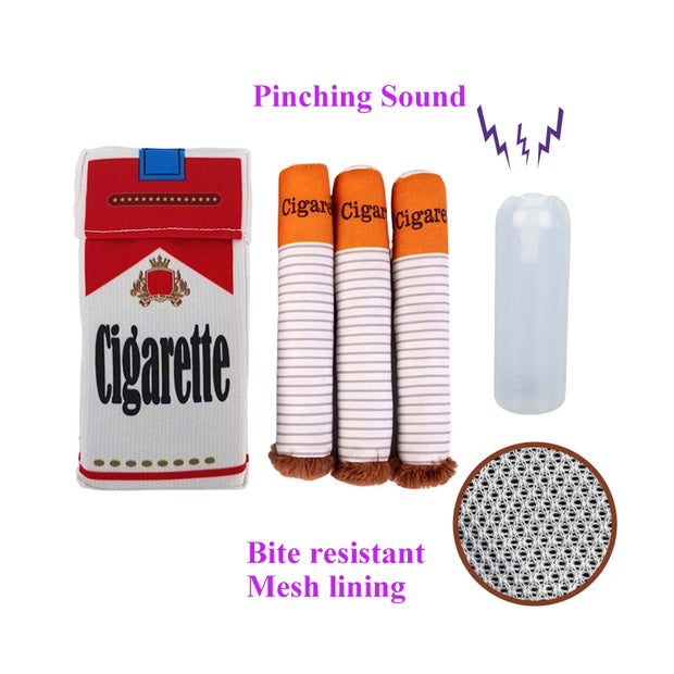 ChewCigar Plush Toy – Fun Squeaky Bite for Dogs