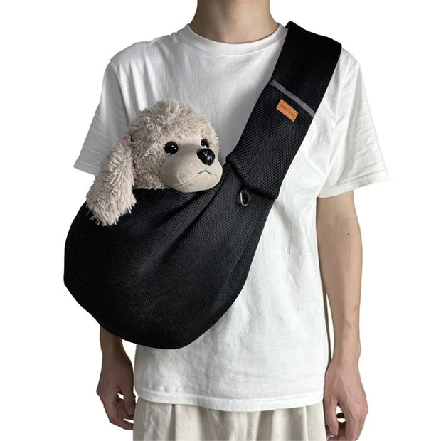 Comfortable Pet Sling Bag – Portable Crossbody Carrier for Dogs & Cats