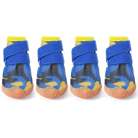 Breathable Mesh Dog Shoes – Anti-Slip Puppy Booties for Hot Pavement