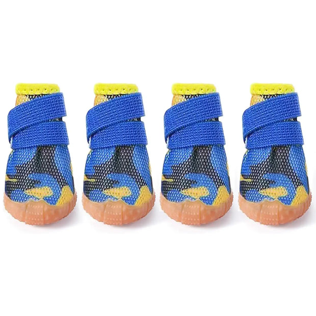 Breathable Mesh Dog Shoes – Anti-Slip Puppy Booties for Hot Pavement