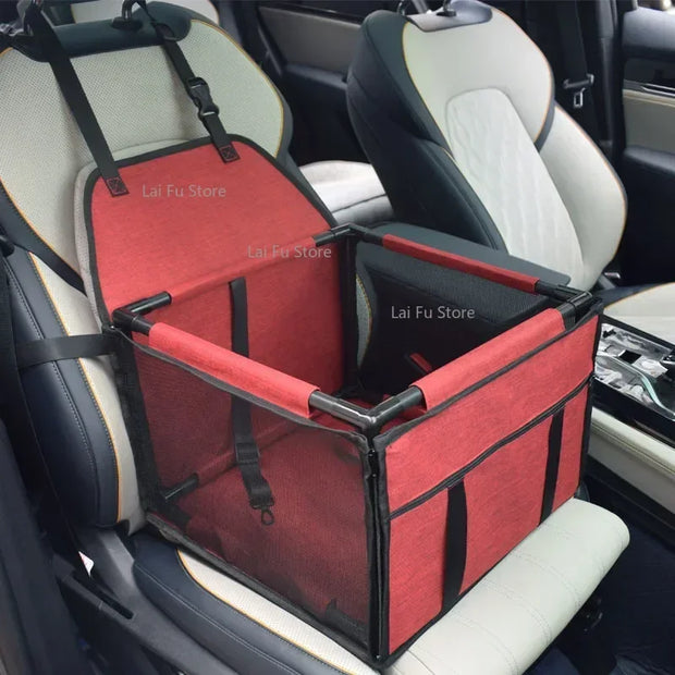 Waterproof Pet Car Seat Hammock – Carrier Basket for Small & Medium Dogs