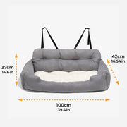 Foldable Dog Car Seat Carrier – Travel Hammock for Pets
