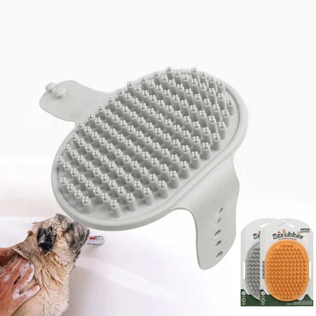 Pet Grooming Glove – Deshedding & Bath Brush for Dogs & Cats