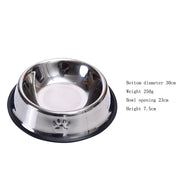 Stainless Steel Pet Bowl Set – Feeder, Water Bottle & Food Storage